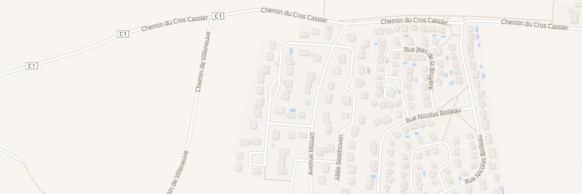 Plan du 11 All Frederic Chopin à Saint-Pierre-de-Chandieu