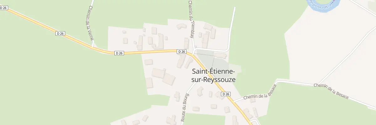 Plan du 26 Rte du Bourg à Saint-Étienne-sur-Reyssouze