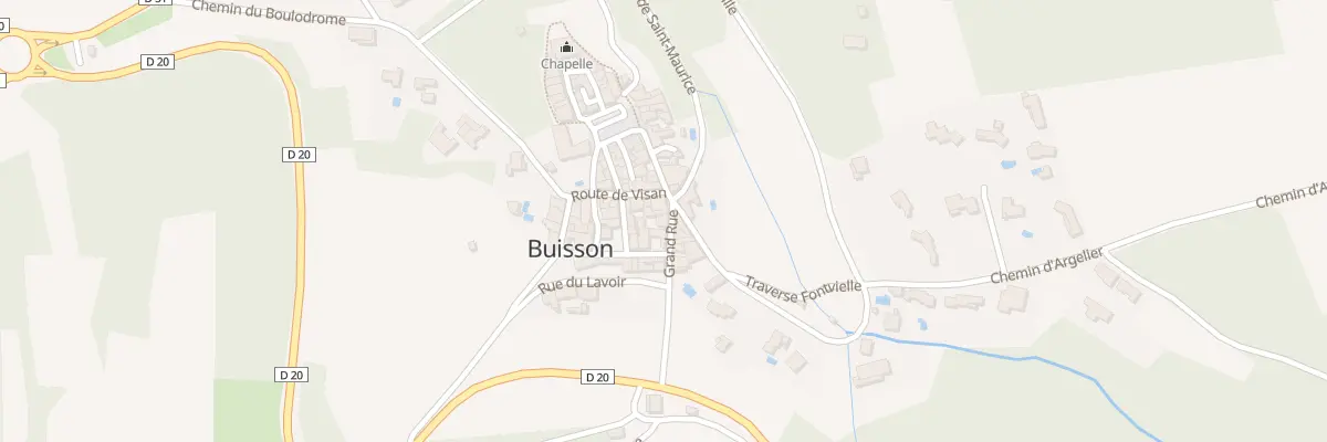 Plan du 5358 Le Village à Buisson
