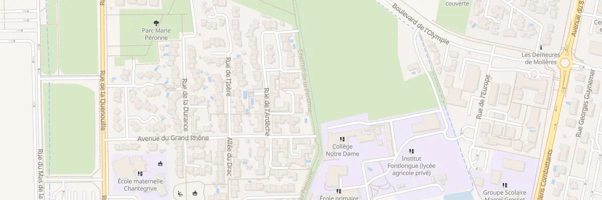 Plan du 9 All de la Drome à Miramas