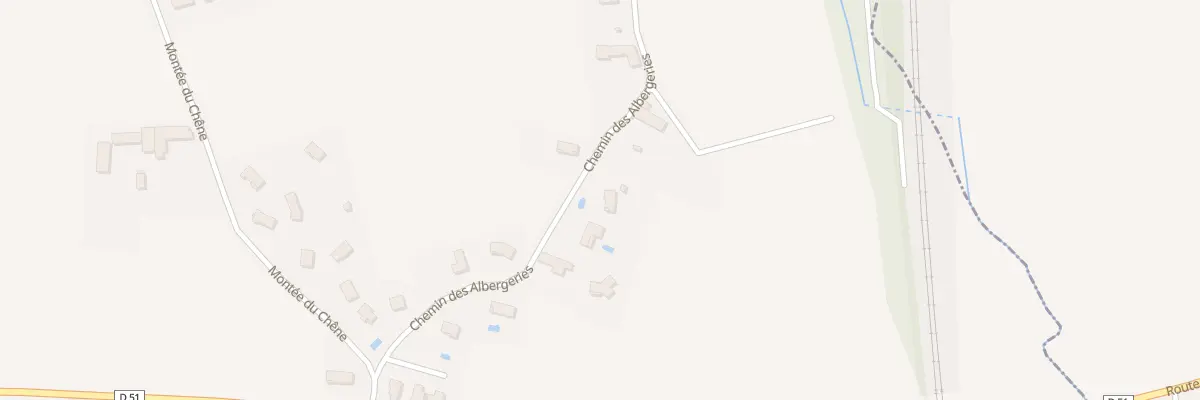 Plan du 244 Che des Albergeries à Moissieu-sur-Dolon
