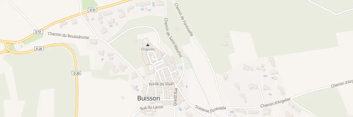 Plan du 9001 Rue Grande Rue à Buisson