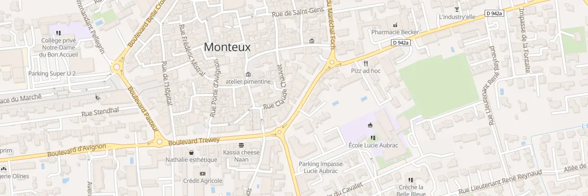 Plan du 18 Bd Commandant Dampeine à Monteux