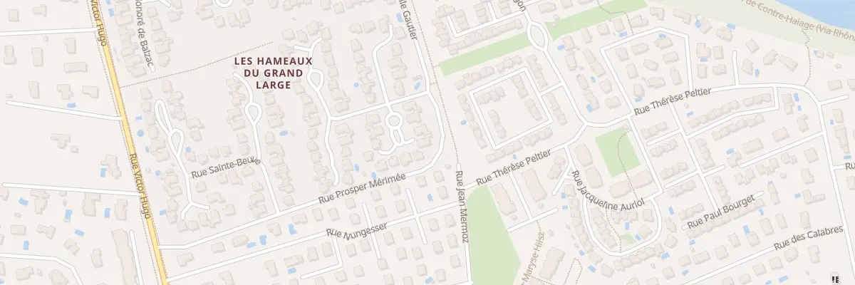 Plan du 8 Rue Prosper Mérimée à Meyzieu