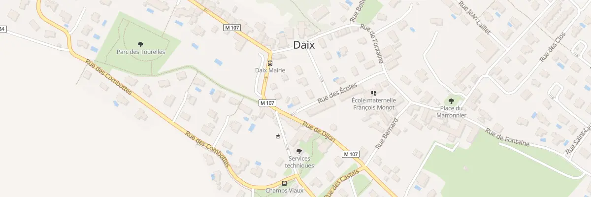 Plan du 6 Rue des Ecoles à Daix
