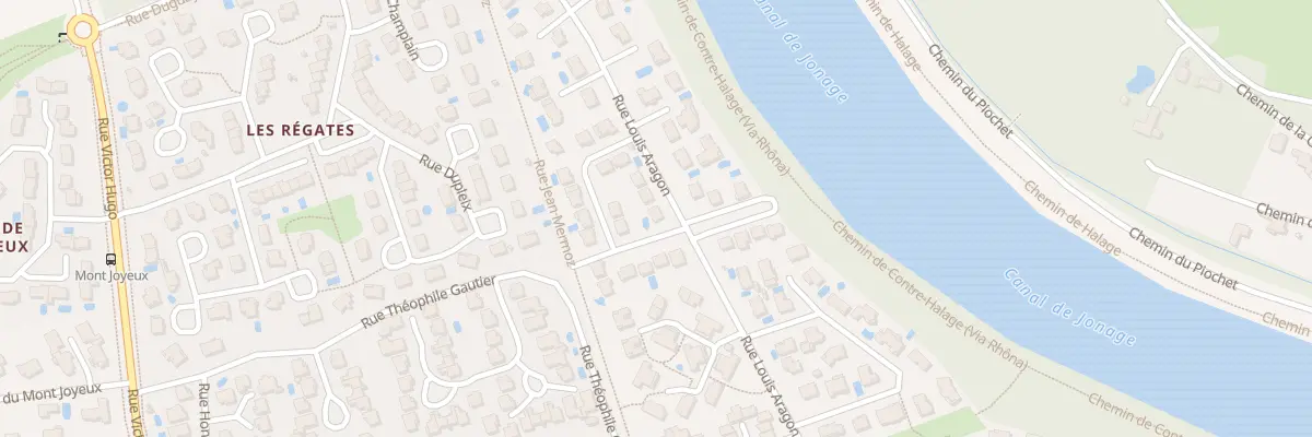 Plan du 30 Rue Louis Aragon à Meyzieu