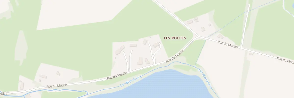 Plan du 32 Rue du Moulin à Baudrières