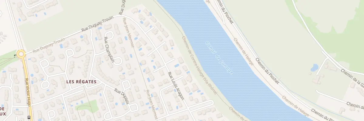 Plan du 27 Rue Louis Aragon à Meyzieu