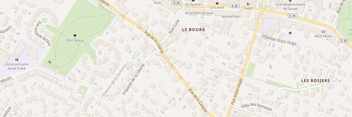 Plan du 19A Rue de la Liberte à Genas