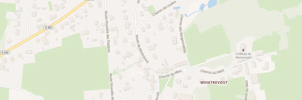 Plan du 282 Rte de Montrevost à Cuisery
