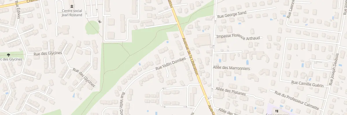 Plan du 2 Rue Vellin Dombes à Meyzieu