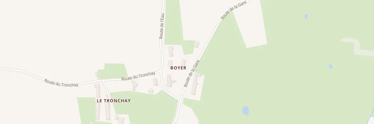 Plan du 1415 Rte de la Gare à Chavannes-sur-Reyssouze