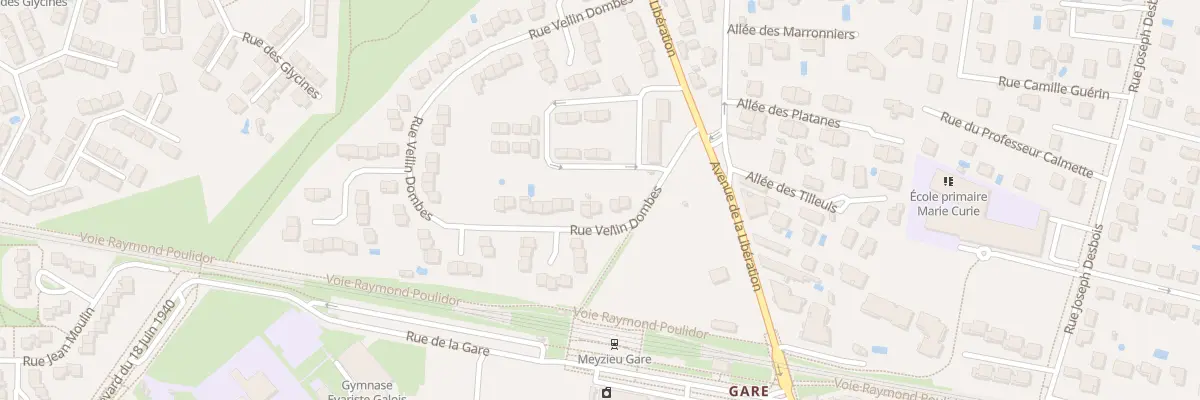 Plan du 67 Rue Vellin Dombes à Meyzieu