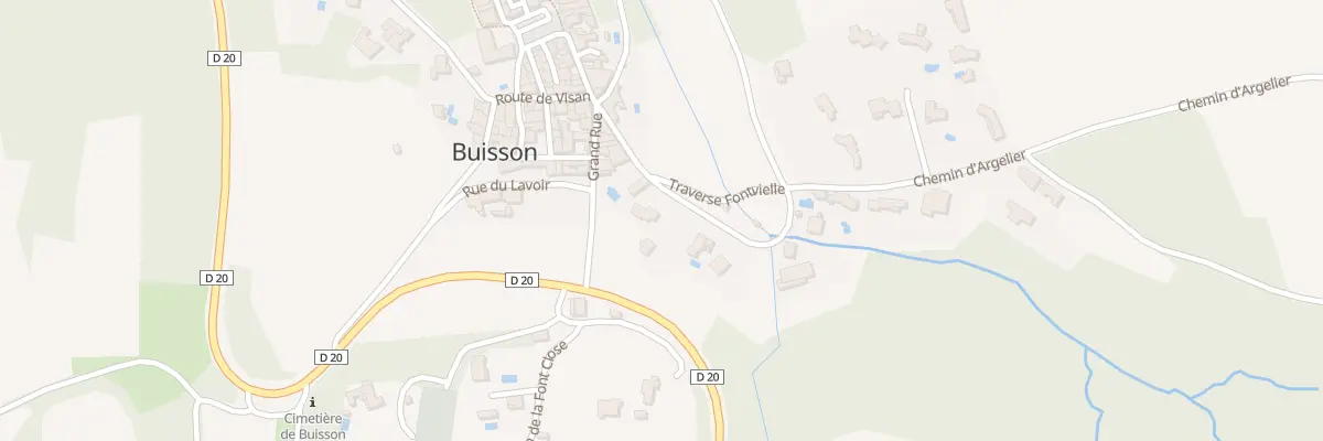 Plan du 9001 Font Vieille à Buisson