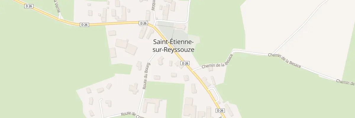 Plan du 205 Rte de Pont de Vaux à Saint-Étienne-sur-Reyssouze