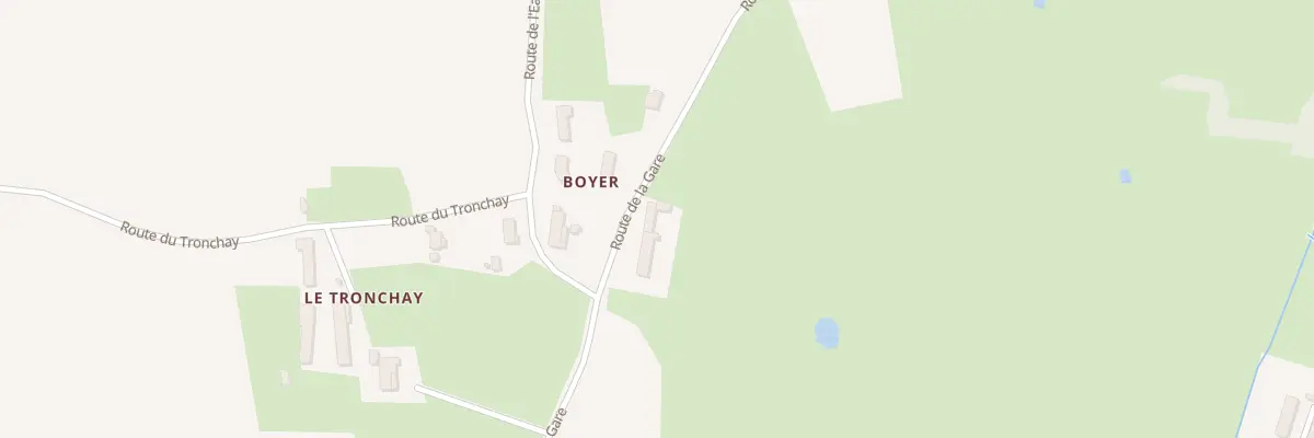 Plan du 1370 Rte de la Gare à Chavannes-sur-Reyssouze
