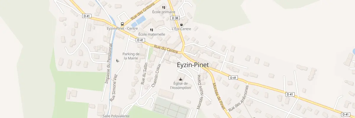 Plan du 60 Imp des Lauriers à Eyzin-Pinet