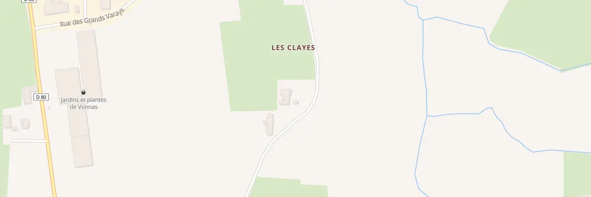 Plan du 724 Rte de Laval à Vonnas