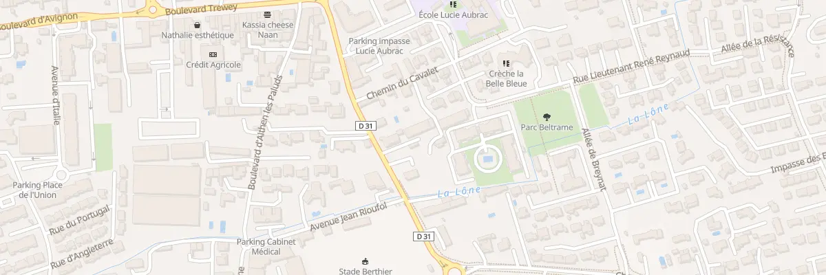 Plan du 21B Bd de Velleron à Monteux