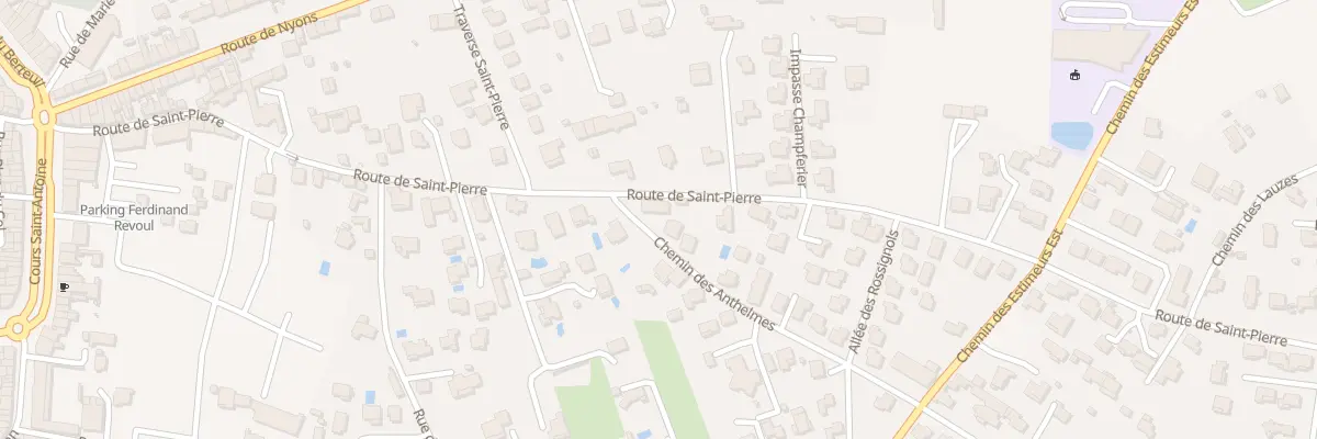 Plan du 9036 Rte de Saint-pierre à Valréas
