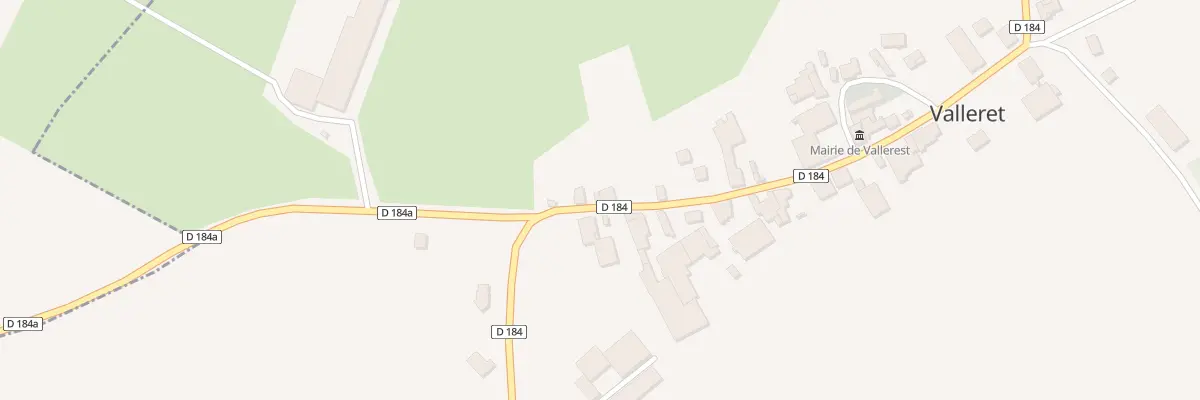 Plan du 1 Rue Grande à Valleret