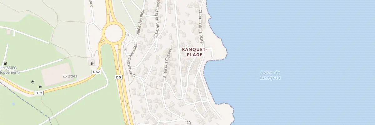 Plan du 215 Che de la Digue à Istres