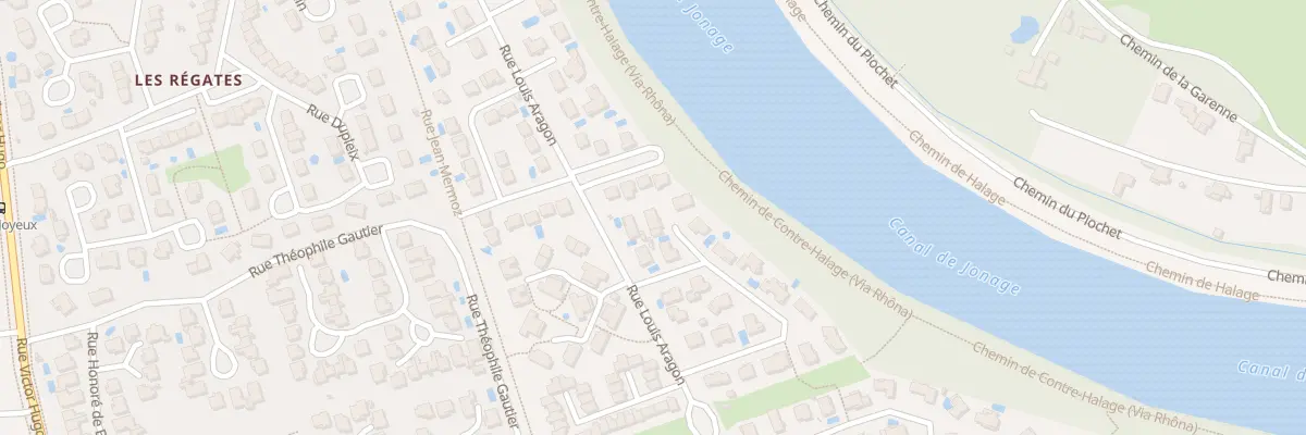 Plan du 5 Rue Romain Rolland à Meyzieu