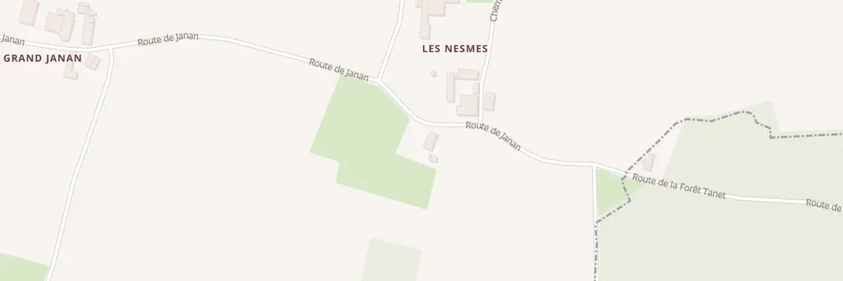 Plan du 94 Rte de Janan à Romans
