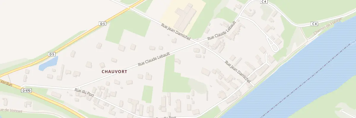Plan du 22 Rue Claude Lebault à Allerey-sur-Saône