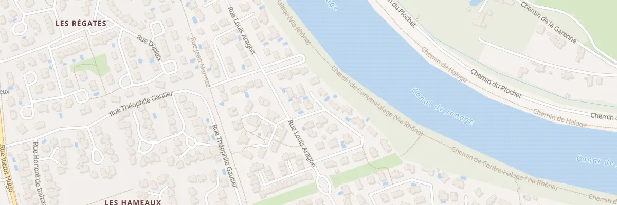 Plan du 3 Rue Romain Rolland à Meyzieu