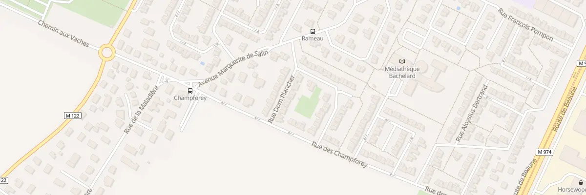 Plan du 11 Rue Dom Plancher à Marsannay-la-Côte
