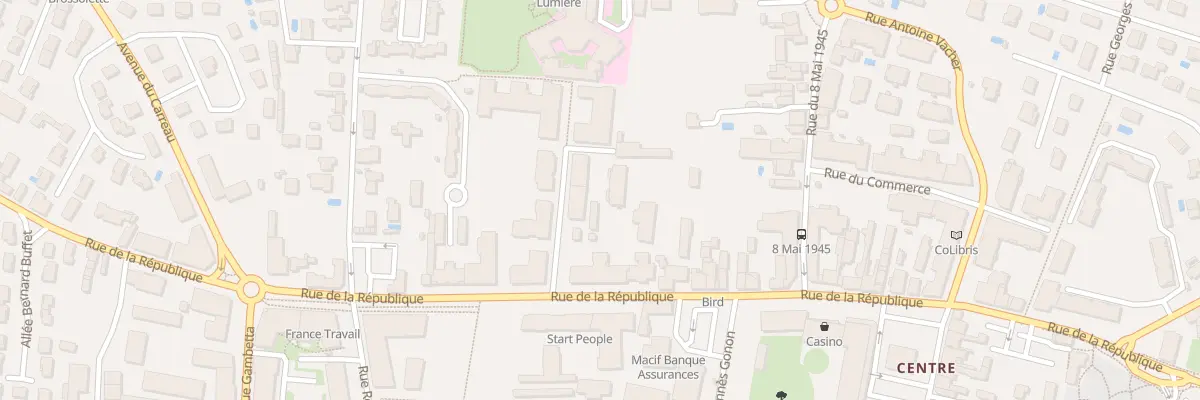 Plan du 43 Rue de la République à Meyzieu