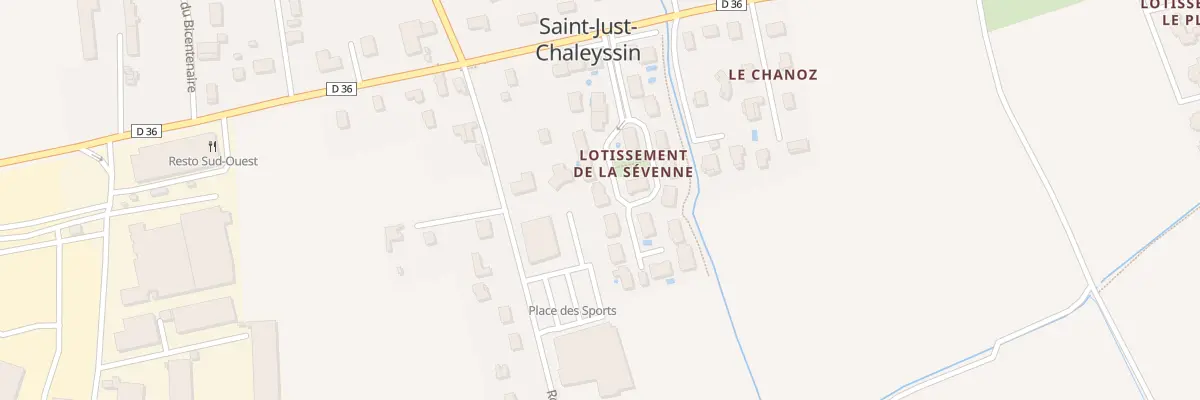 Plan du 140 Imp de la Sévenne à Saint-Just-Chaleyssin