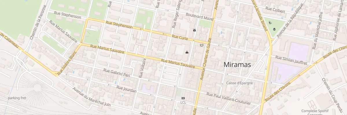 Plan du 14 Rue Marius Sauvaire à Miramas