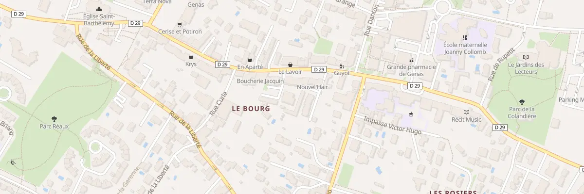 Plan du 52 Rue de la Republique à Genas