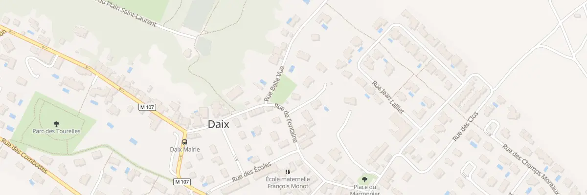 Plan du 11A Rue de Fontaine à Daix