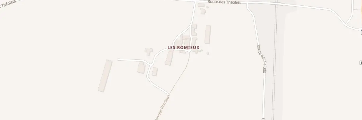 Plan du 160 Che des Romieux à Montvendre