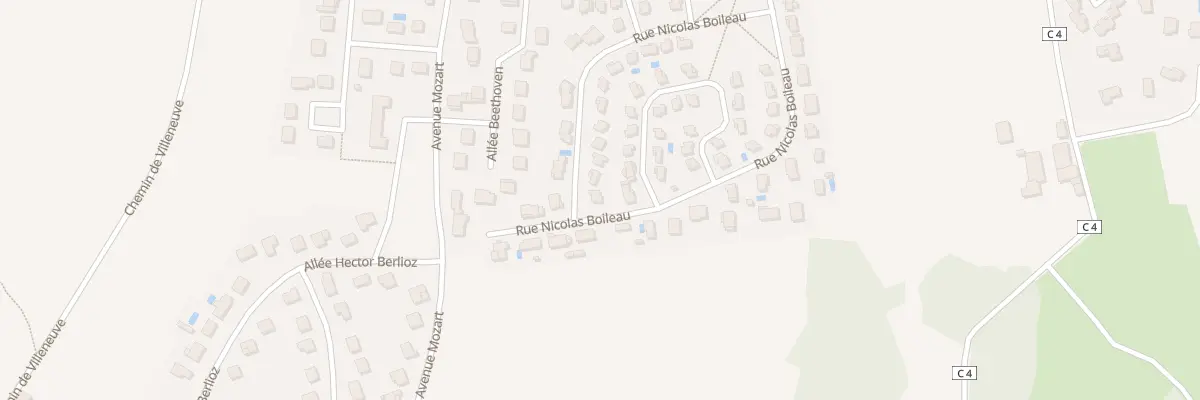 Plan du 24 Rue Nicolas Boileau à Saint-Pierre-de-Chandieu
