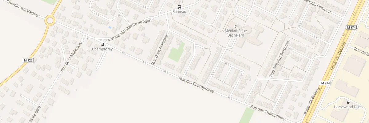 Plan du 18 Rue Jacques Bénigne Bossuet à Marsannay-la-Côte