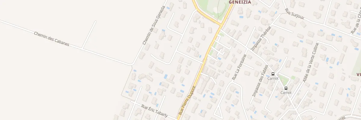 Plan du 8 Rue Louise à Genas