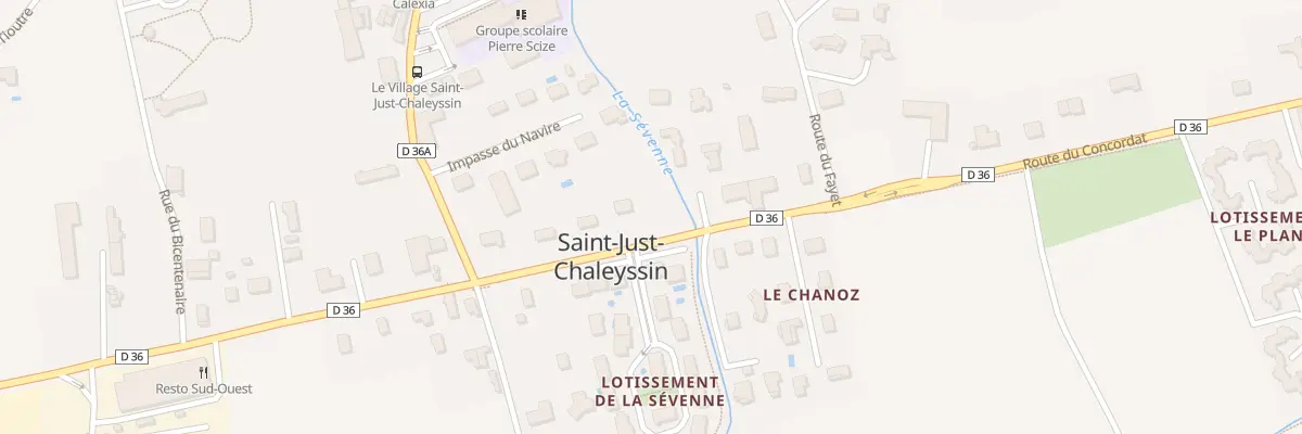 Plan du 115 Rte du Concordat à Saint-Just-Chaleyssin