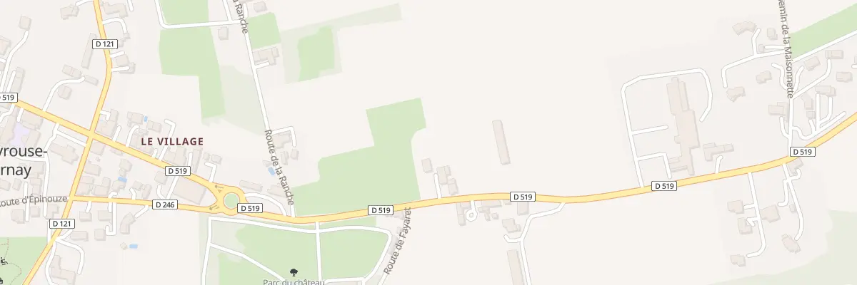 Plan du 413 Rte de Beaurepaire à Lapeyrouse-Mornay