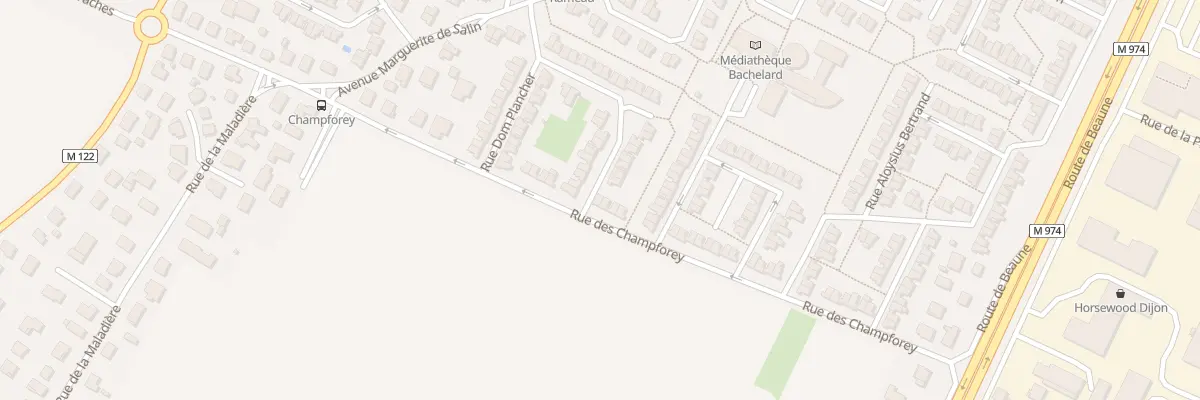 Plan du 33 Rue des Champforey à Marsannay-la-Côte