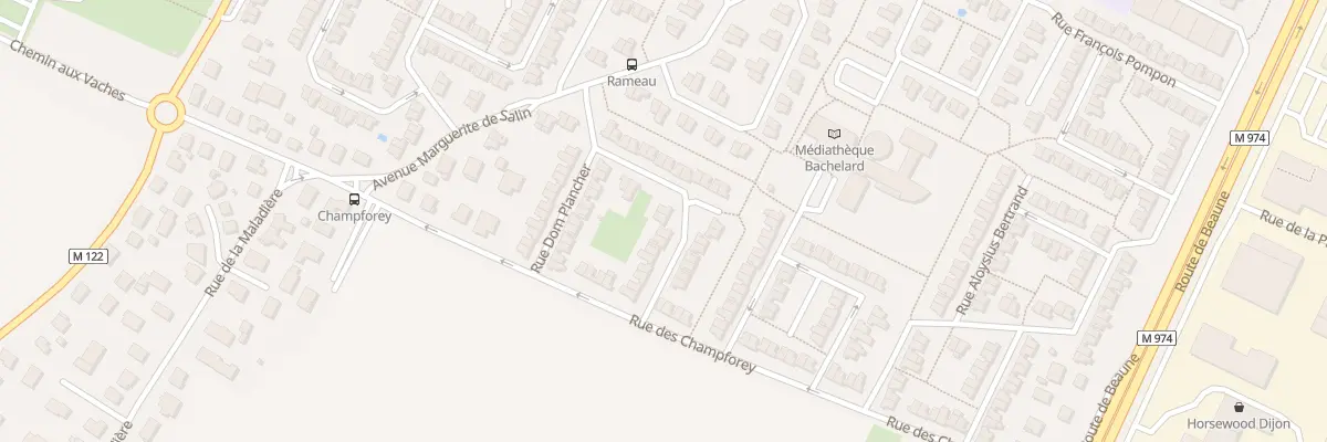 Plan du 10 Rue Jacques Bénigne Bossuet à Marsannay-la-Côte
