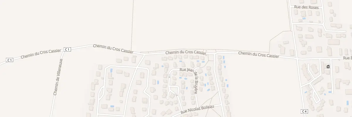 Plan du 25 Che du Cros Cassier à Saint-Pierre-de-Chandieu