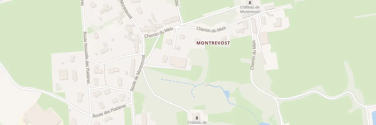 Plan du 456 Rte de Montrevost à Cuisery