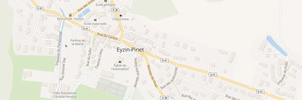 Plan du 43 Rte de Meyssiez à Eyzin-Pinet