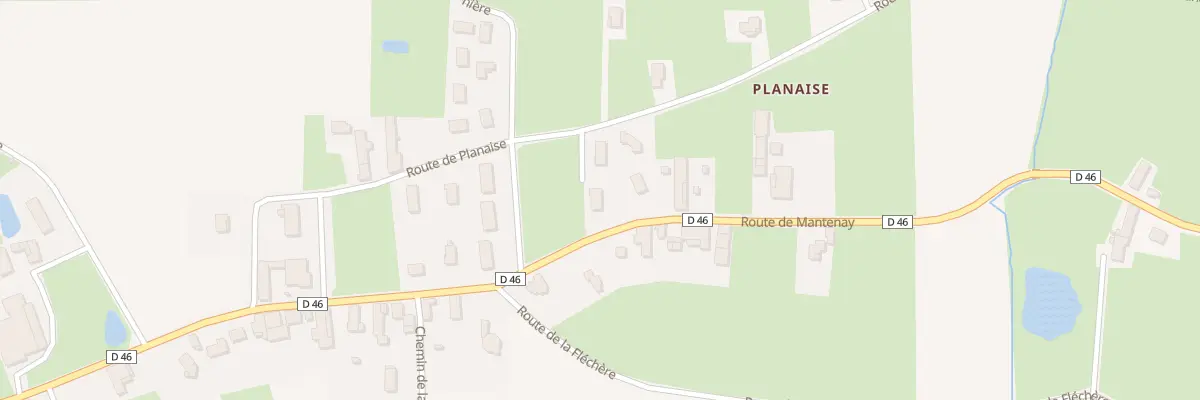 Plan du 354 Rte de Planaise à Chavannes-sur-Reyssouze