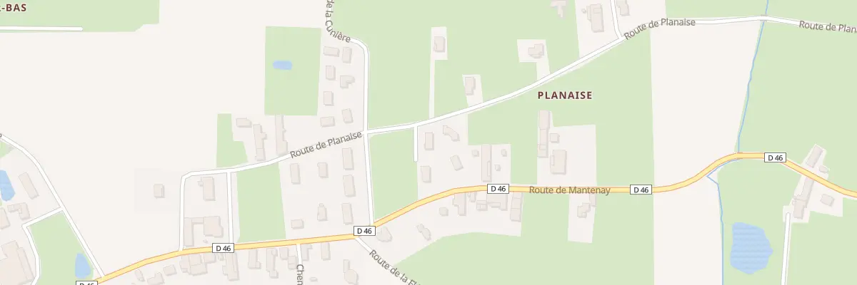Plan du 356 Rte de Planaise à Chavannes-sur-Reyssouze