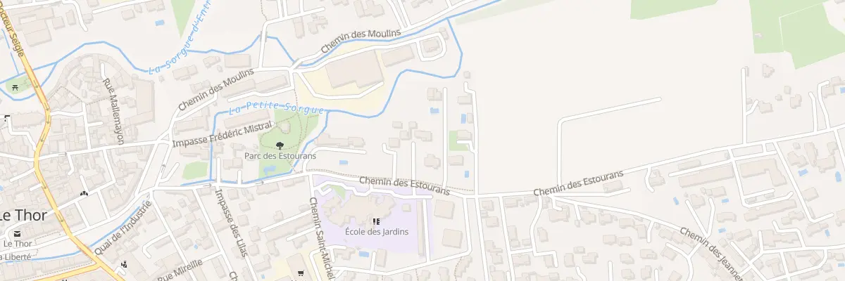 Plan du 311 Che des Estourans au Thor